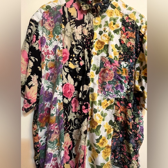 Floral Patchwork Shirt size L - Picture 6 of 12
